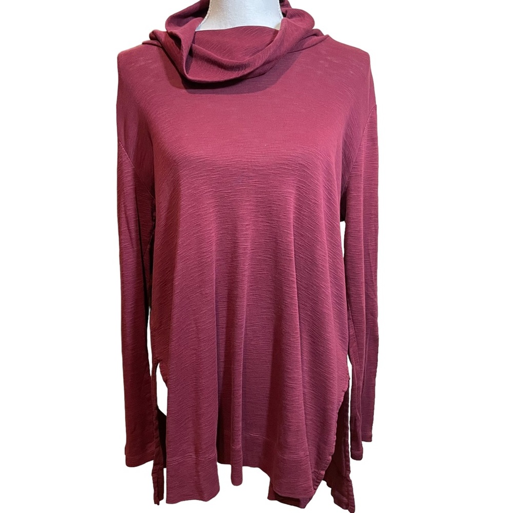 J. Jill Pima Cowl Neck Tunic Top.  Size L